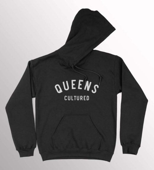 Queens Cultured Black Pullover Hoodie