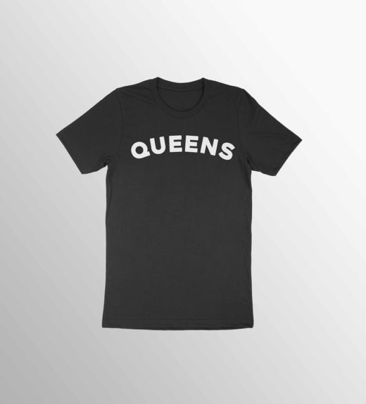 Queens Minimalist T-Shit Black